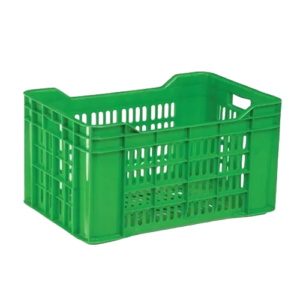 Green Plastic Vegetable Crates